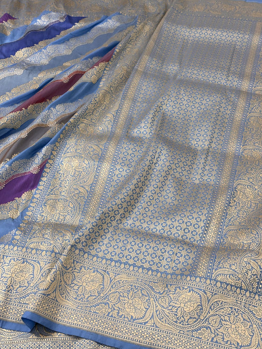 Rangkaat Pure Handwoven Banarasi Katan Silk Saree