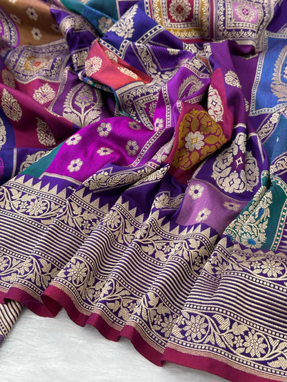 Rangkaat Pure Katan Silk Banarasi Saree