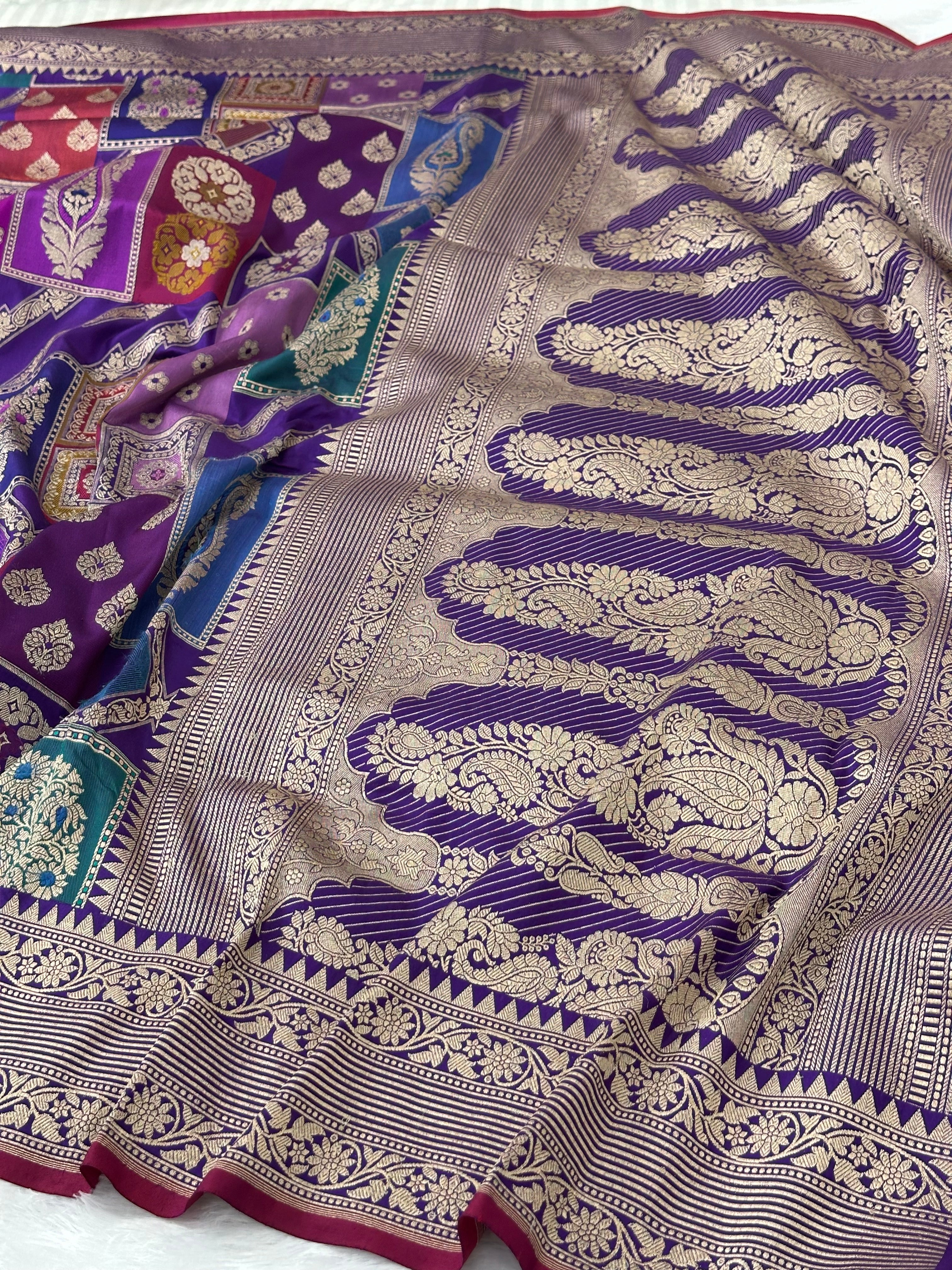 Rangkaat Pure Katan Silk Banarasi Saree