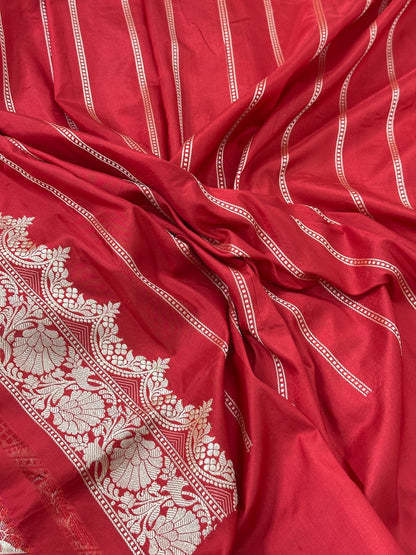 Rangkaat Pure Handwoven Banarasi Katan Silk Saree
