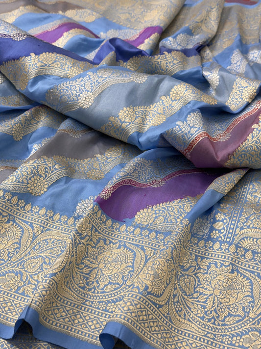Rangkaat Pure Handwoven Banarasi Katan Silk Saree