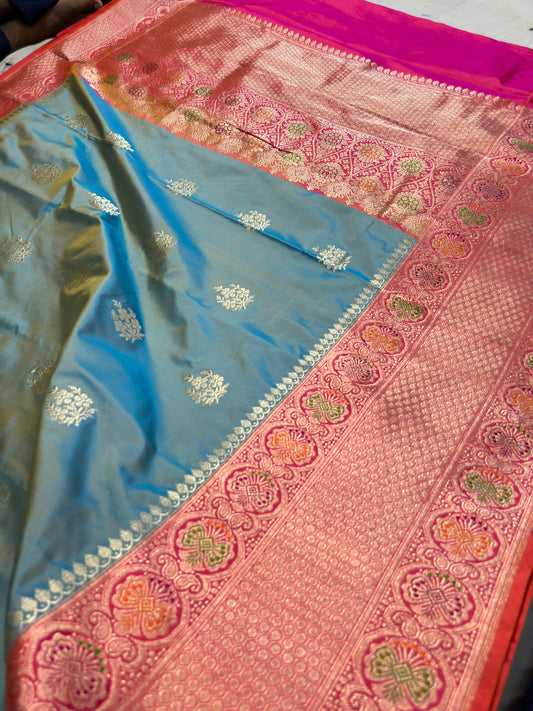 Katan Silk Banarasi Ektara Saree